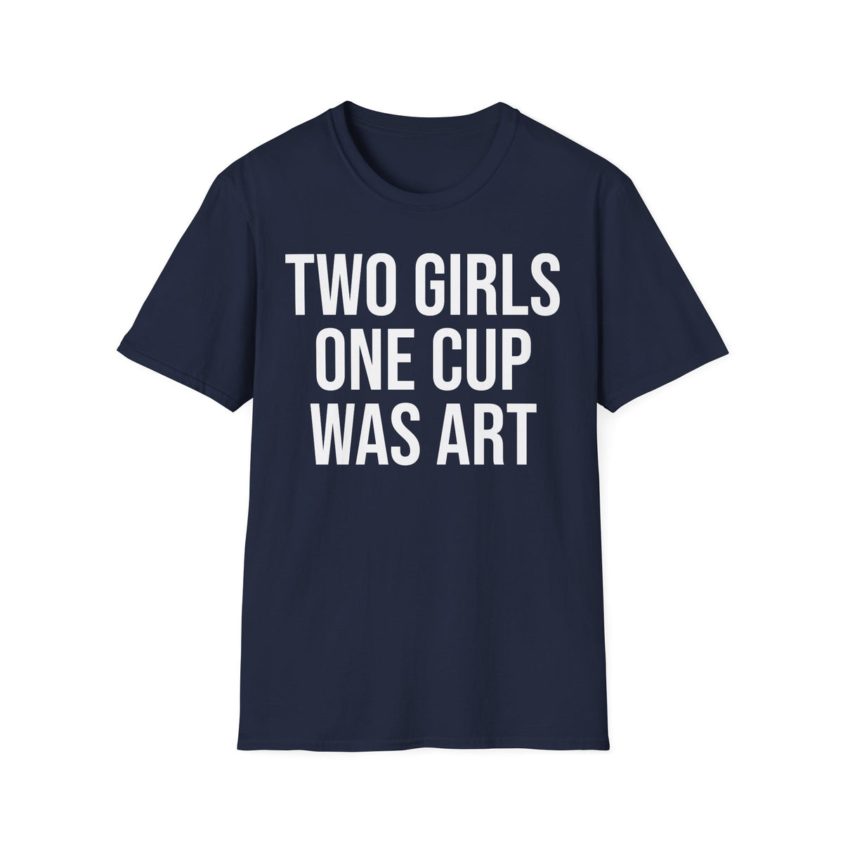 2 Girls 1 Cup Was Art - Funny Statement Shirt