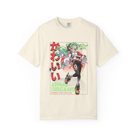 Cyberpunk Anime Tee - Kawaii Vaporwave - Streetwear
