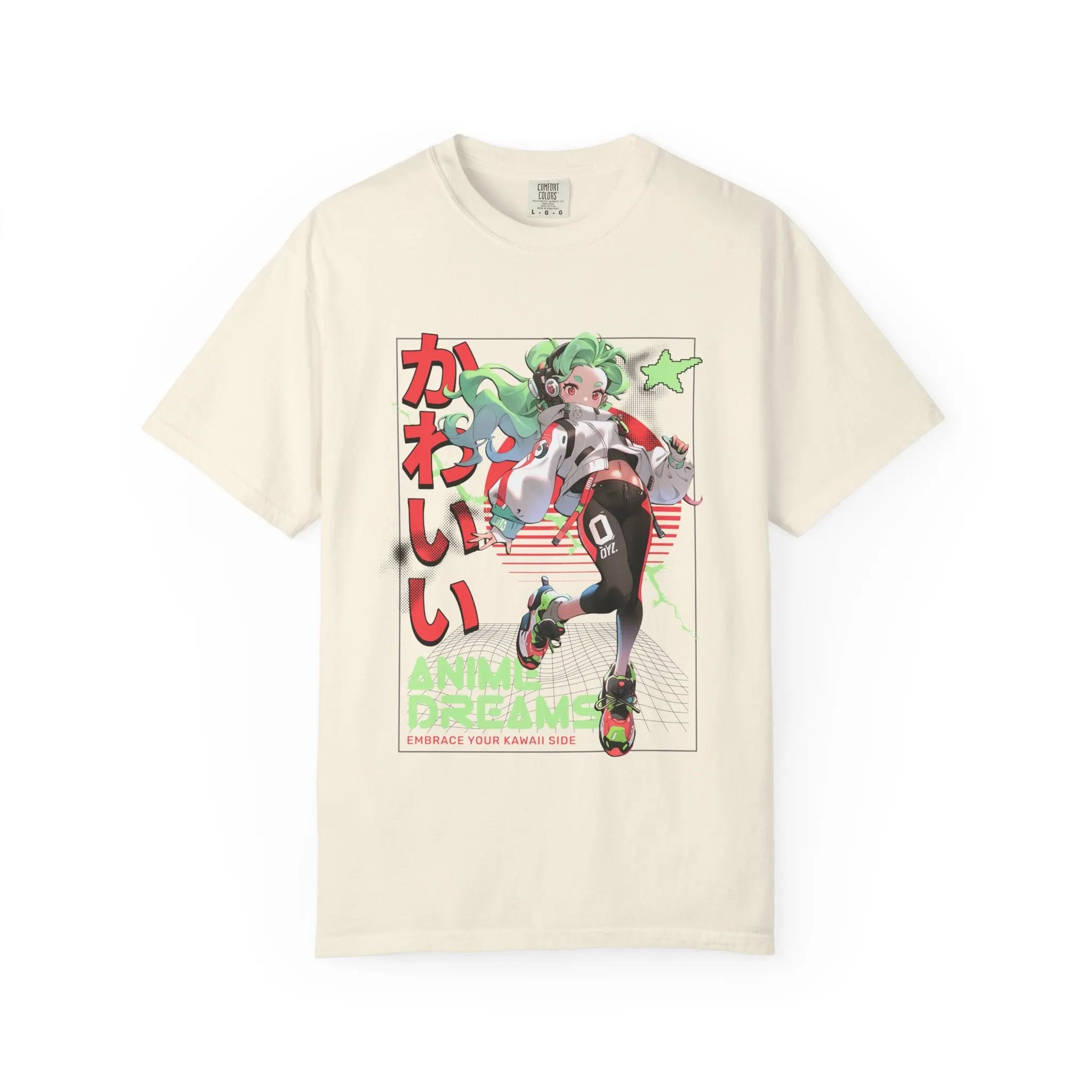 Cyberpunk Anime Tee - Kawaii Vaporwave - Streetwear - Sinful Threads