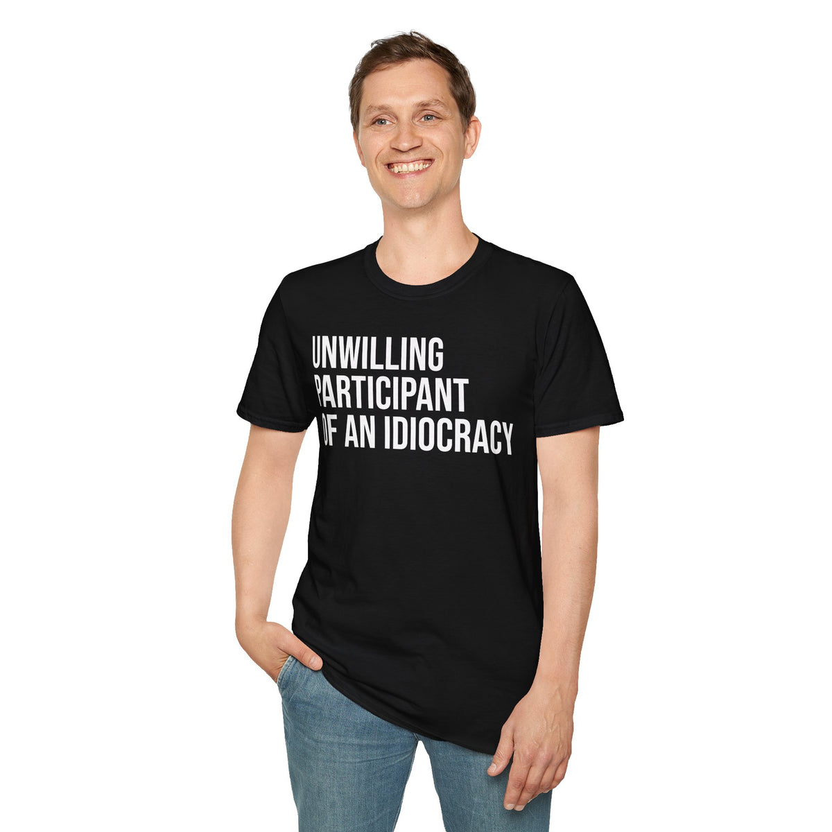 Funny Social Observation Shirt - Unwilling Participant Tee