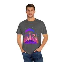 Psychedelic Mushroom Tee - Vibrant Trippy Fungi Art Gift