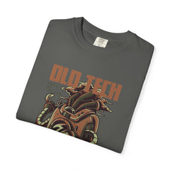 Retro Old Tech Post Of The End Robot Illustration T-Shirt