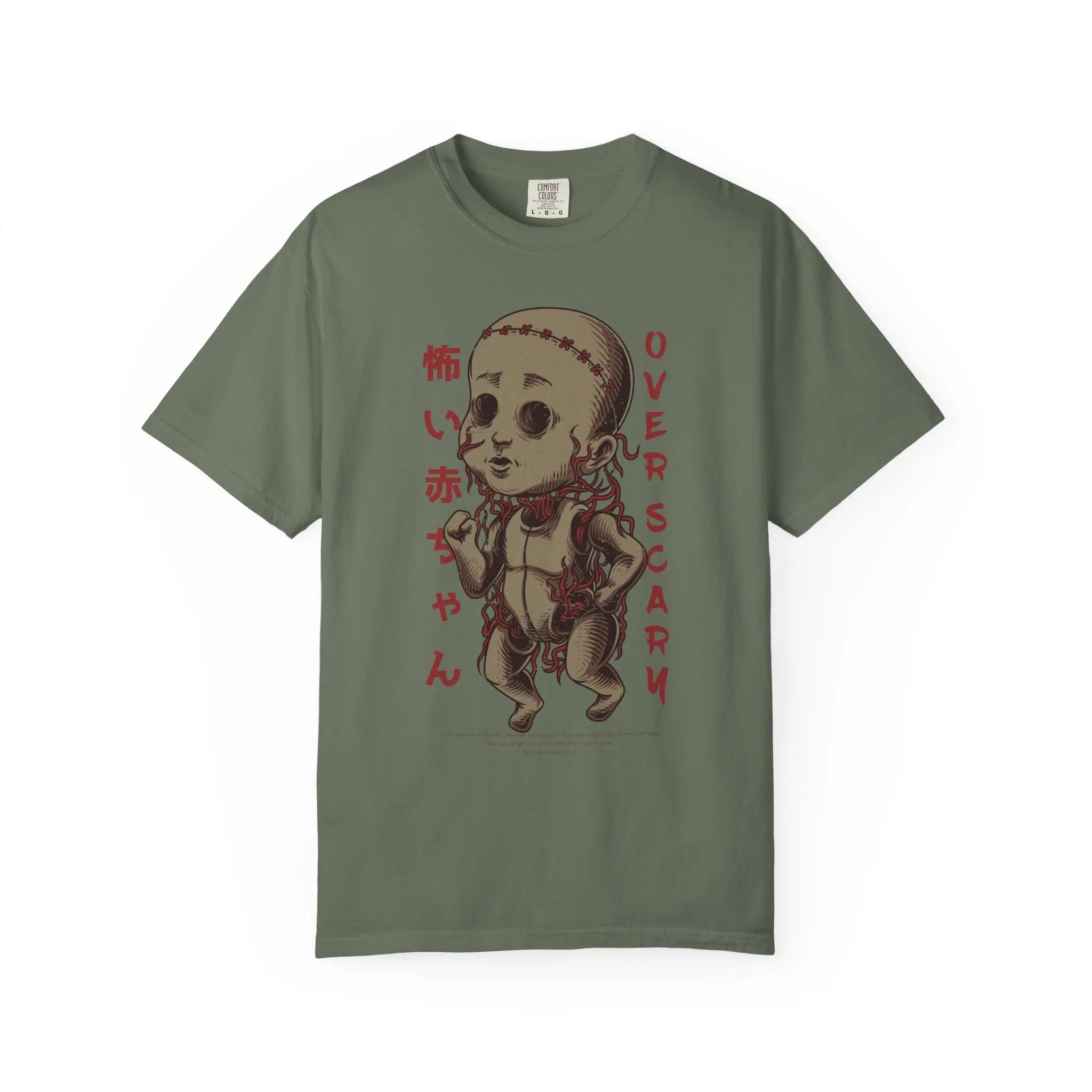 Terrifying Baby Overscary Graphic Design T-Shirt - Sinful Threads