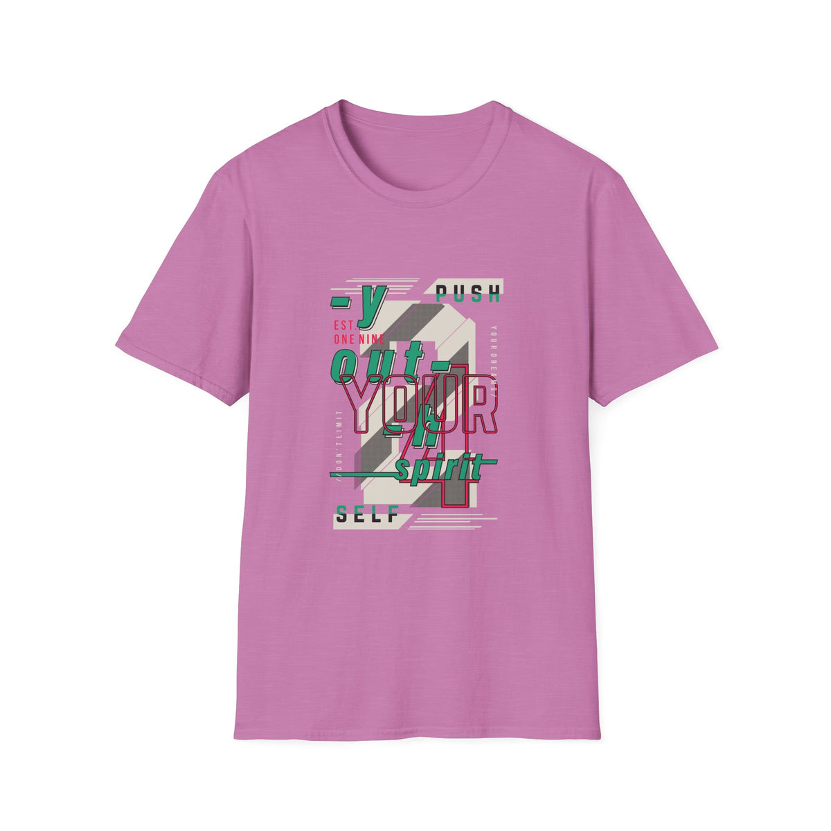 PUSH YOUR SELF t shirt - motivational graphic tee