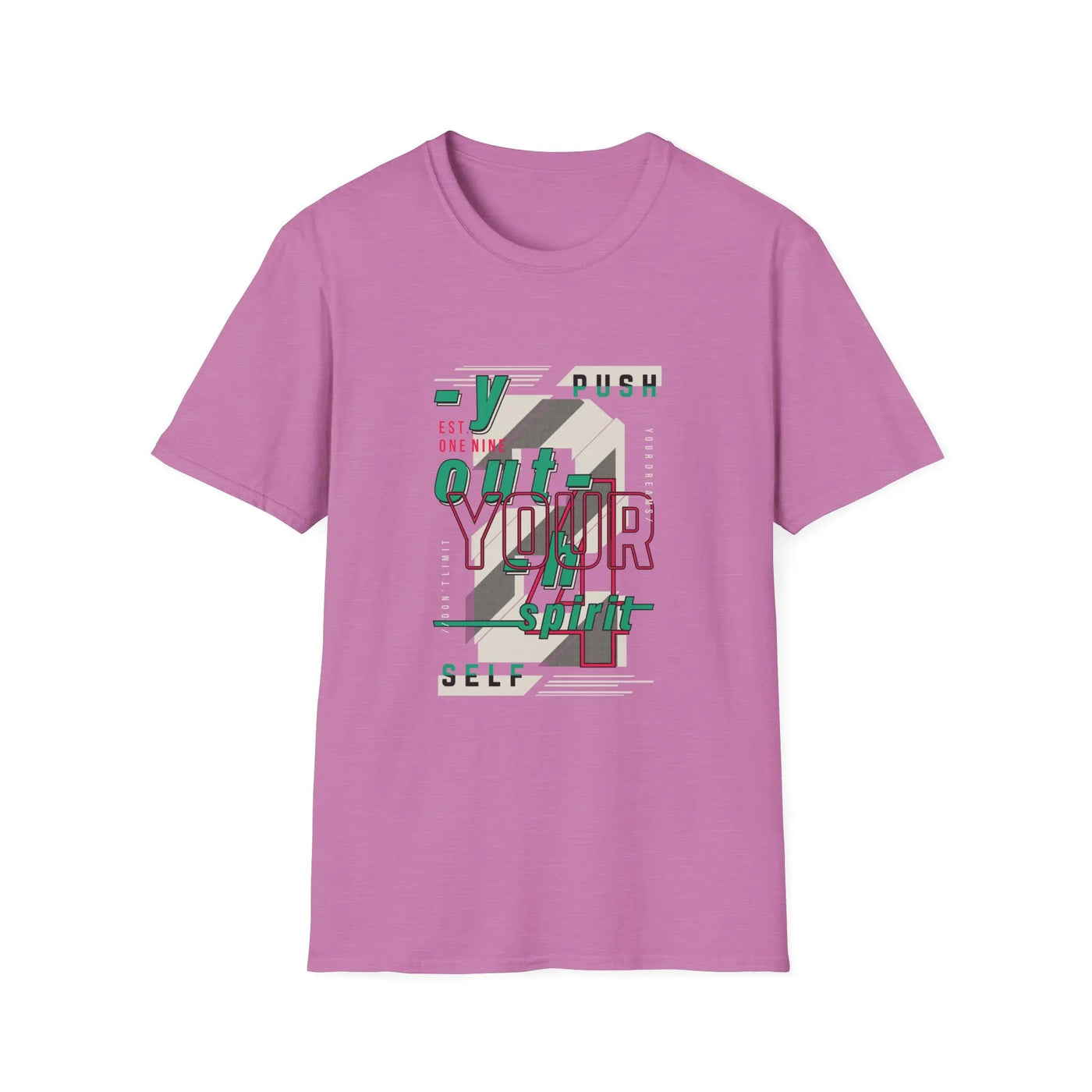 PUSH YOUR SELF t shirt - motivational graphic tee - Sinful Threads