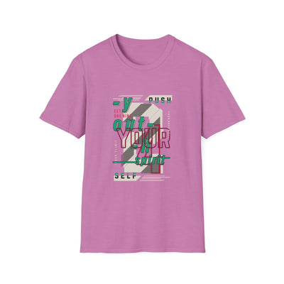PUSH YOUR SELF t shirt - motivational graphic tee - Sinful Threads
