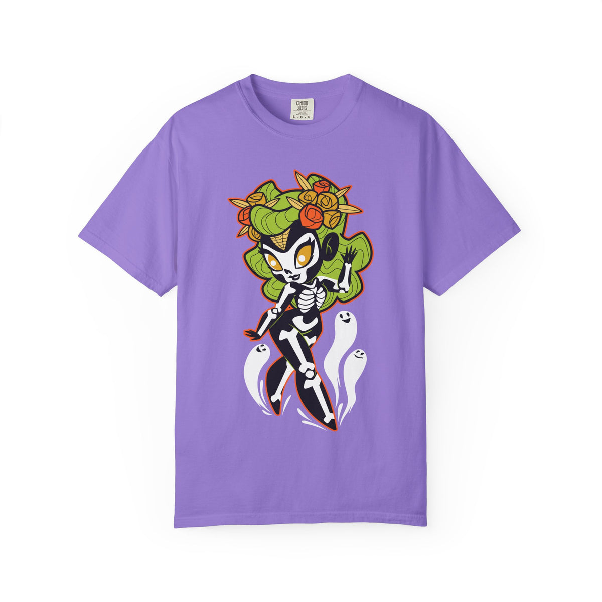 Sugar Skull Tee - Fun Cartoon Halloween Shirt Gift