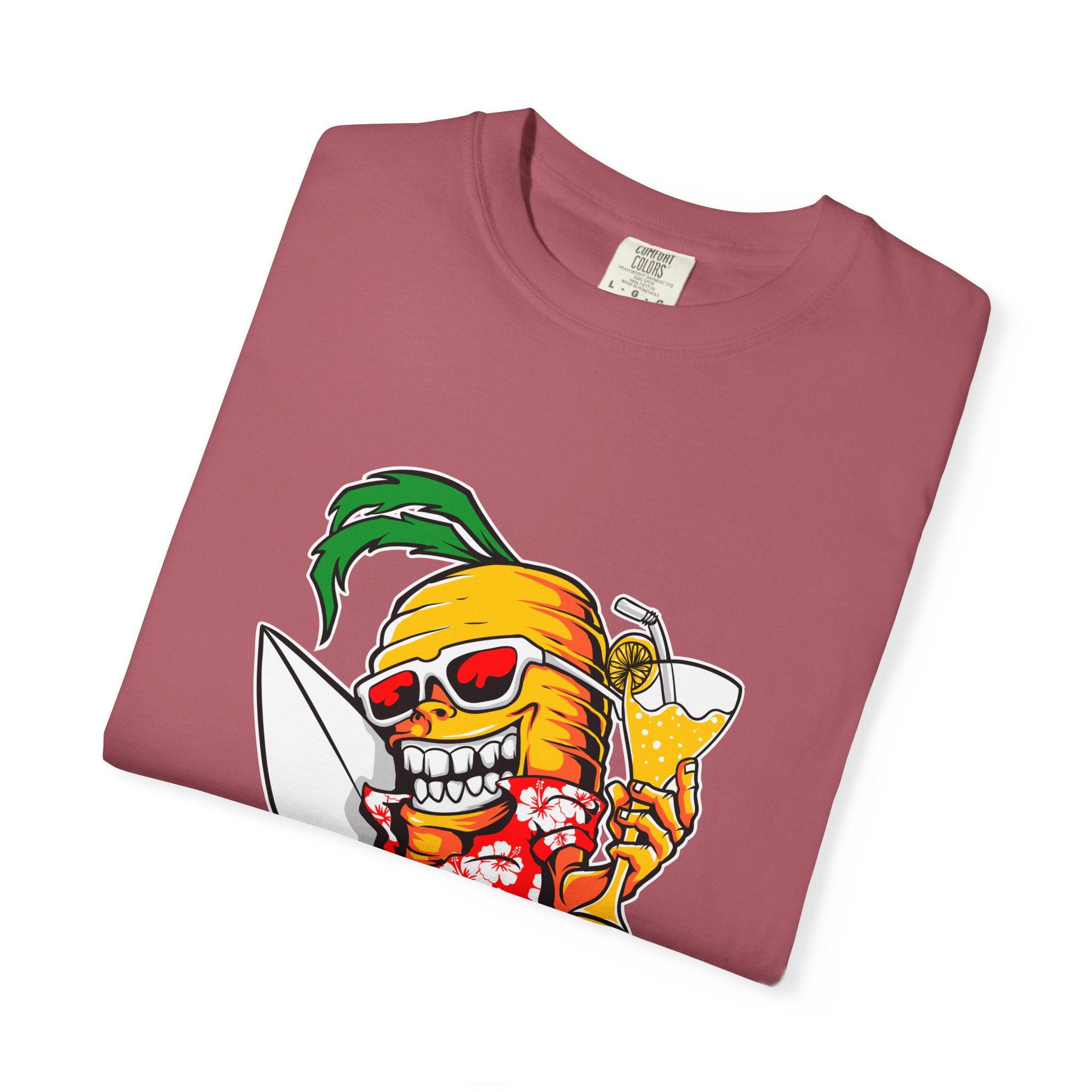 Surfing Carrot With a Drink Graphic Awesome T-Shirt - Sinful Threads