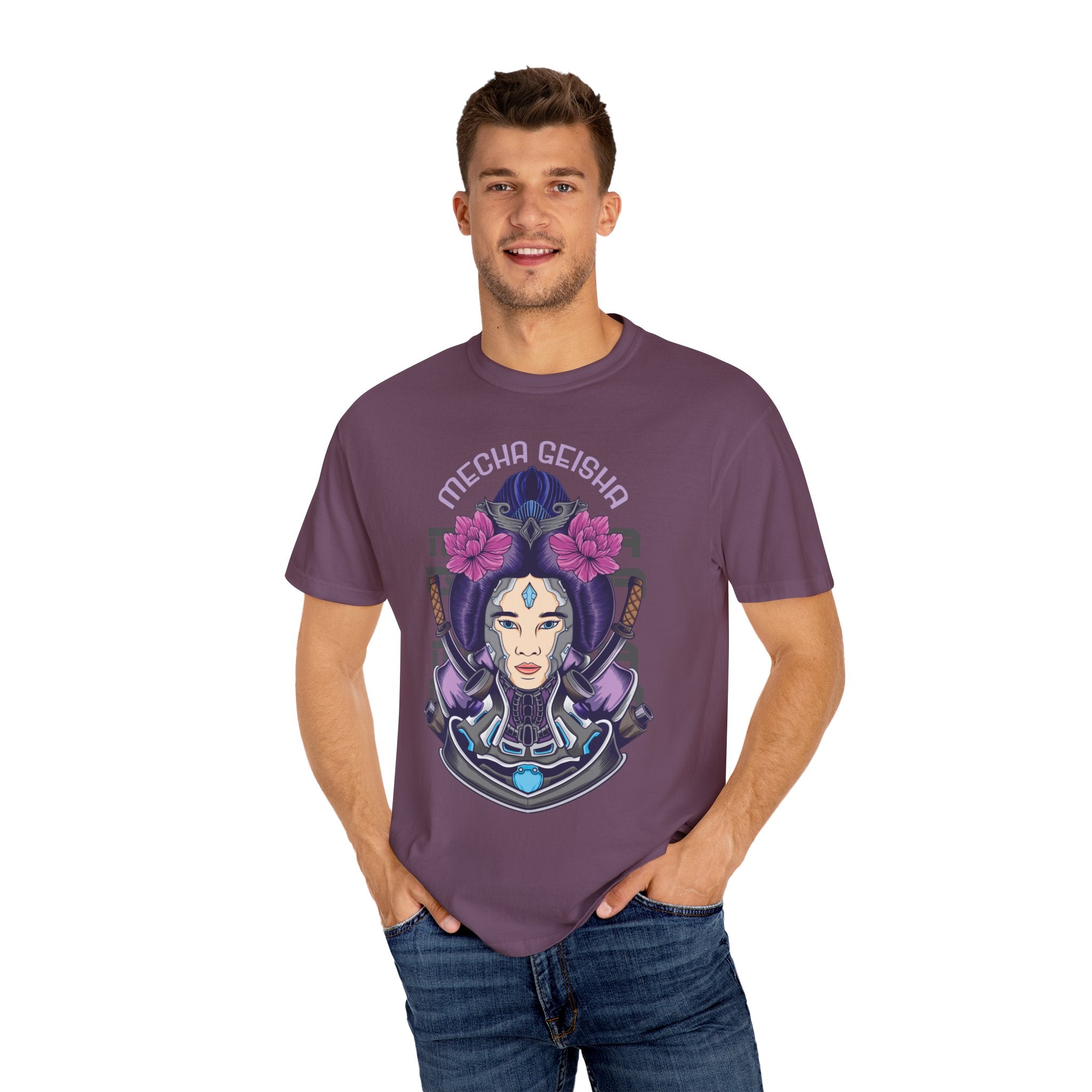 Mecha Geisha Shirt - Cyborg Geisha Gift - Japanese Robot Top - Sinful Threads