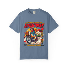 Cat Motorcycle Tee - Anime Adventure Top - Perfect Gift