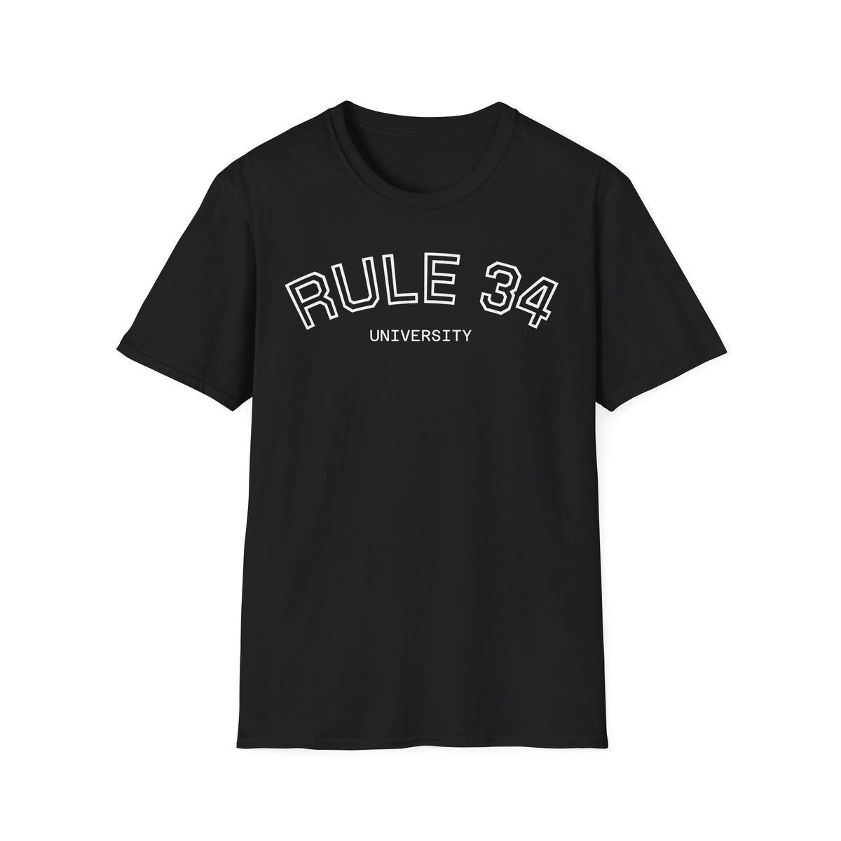 Rule 34 University Shirt - Funny Meme & Internet Culture Tee