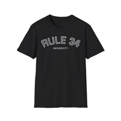 Rule 34 University Shirt - Funny Meme & Internet Culture Tee