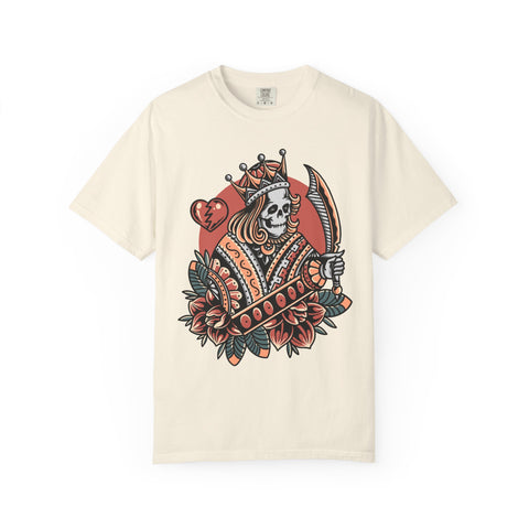 Skull King Hearts Shirt - Playing Card Tee, Unique Poker Gift