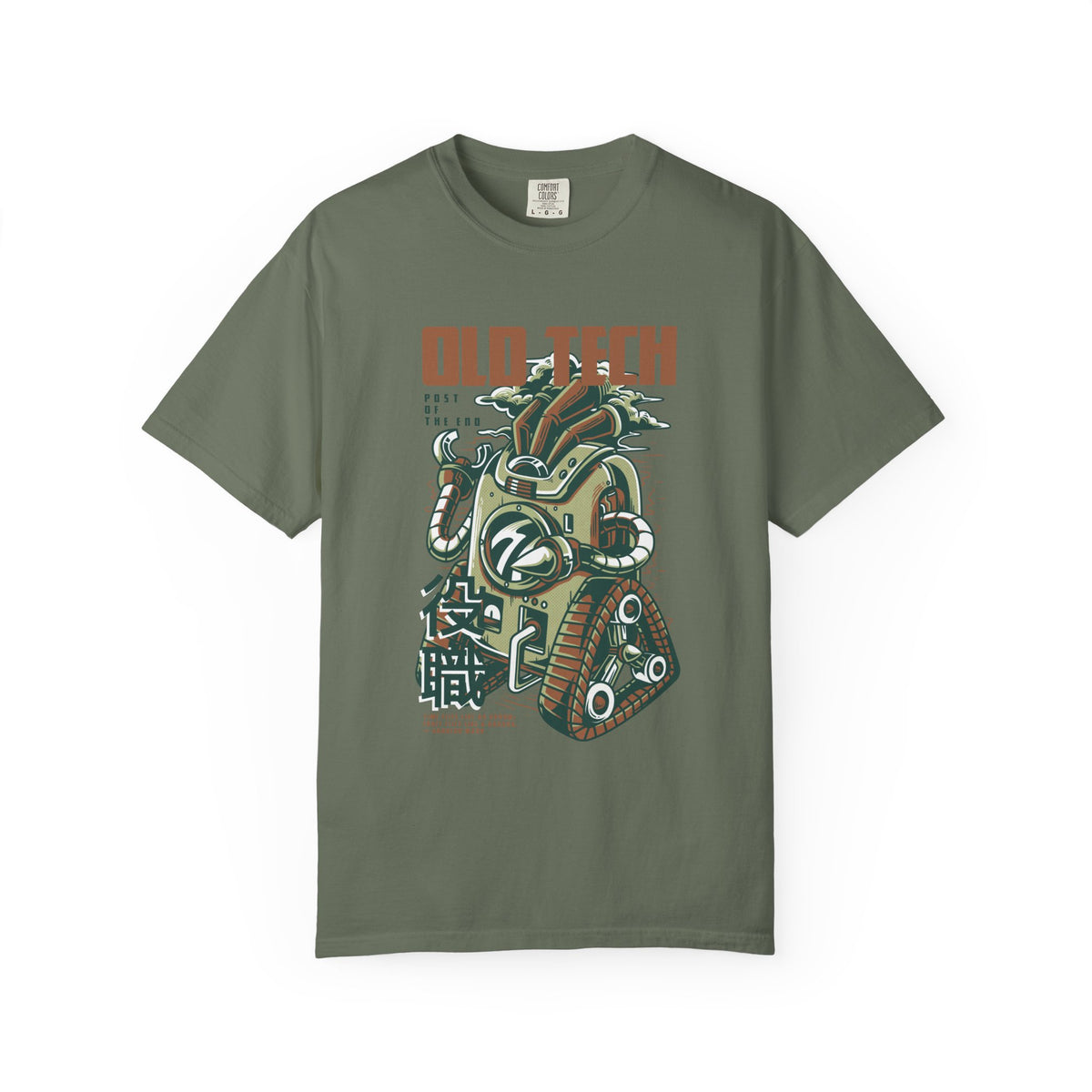 Vintage Robot Post Of The End Futuristic Style T-Shirt