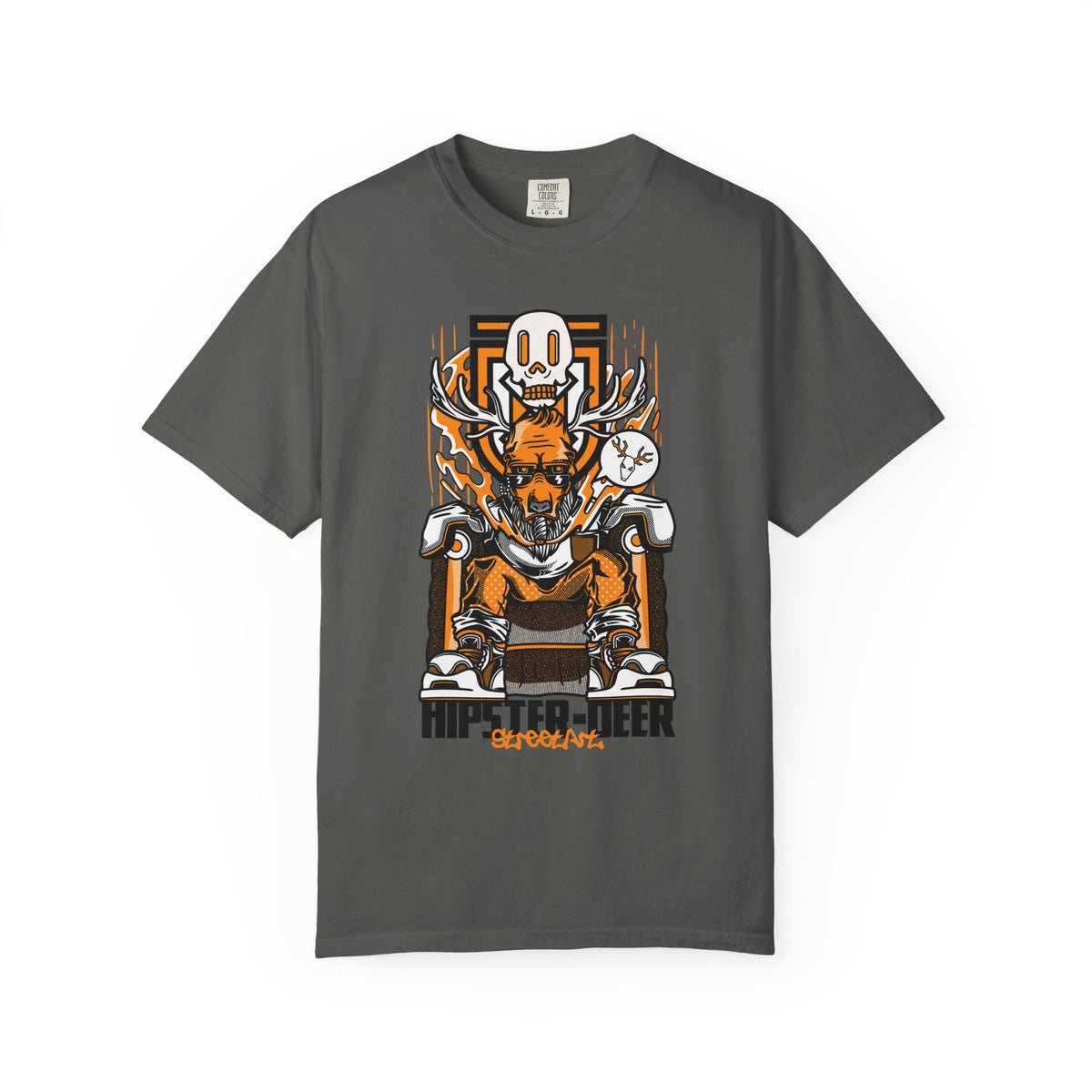 Streetwear Hipster Deer Graphic Design Illustration T-Shirt