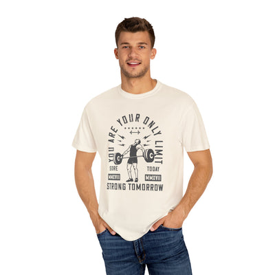 Motivational Fitness Slogan Shirt - Sore Today Strong - Sinful Threads
