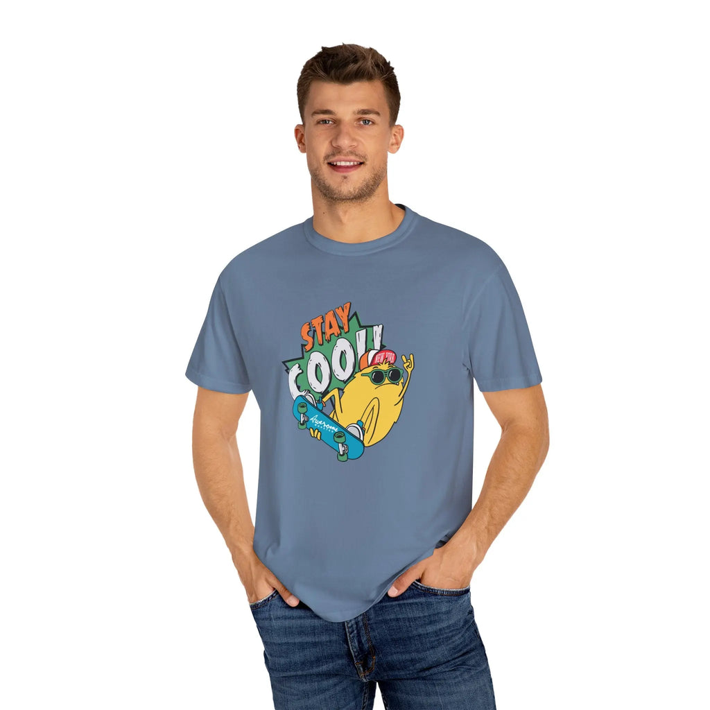 Stay Cool Awesome New York Skateboard Graphic T-Shirt - Sinful Threads