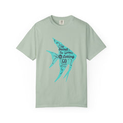 The Secret To Happiness Is Letting Go Fish Art T-Shirt - Sinful Threads