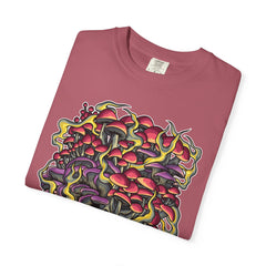 Mushroom skull shirt - fungi gothic tee - macabre gift