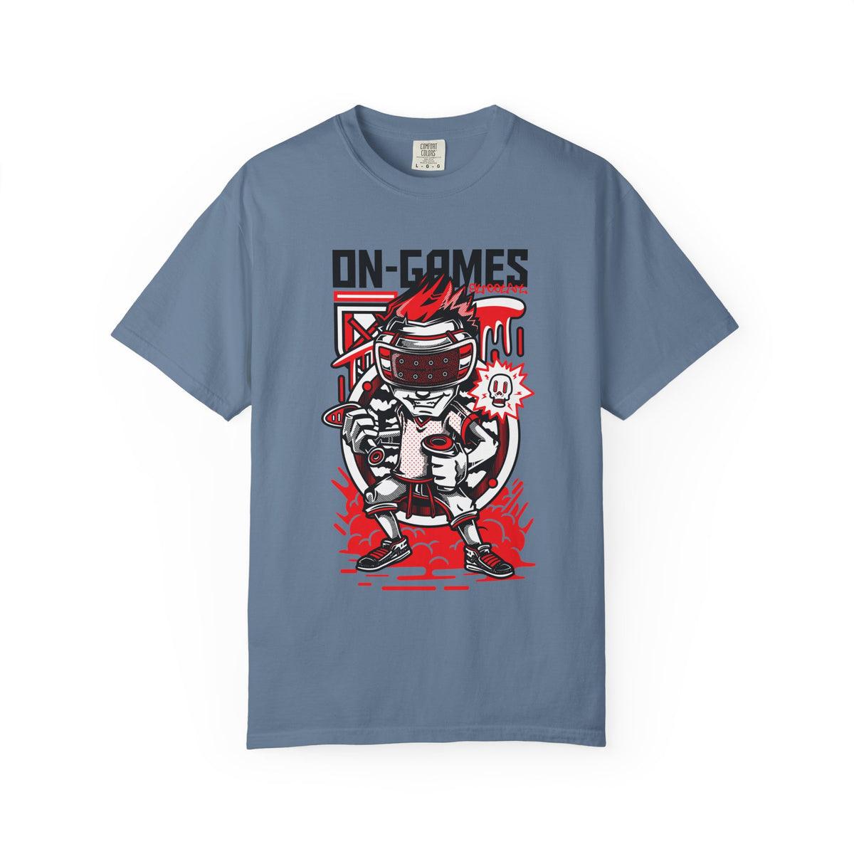 ON GAMES Boy Gamer with VR Headset Graphics T-Shirt