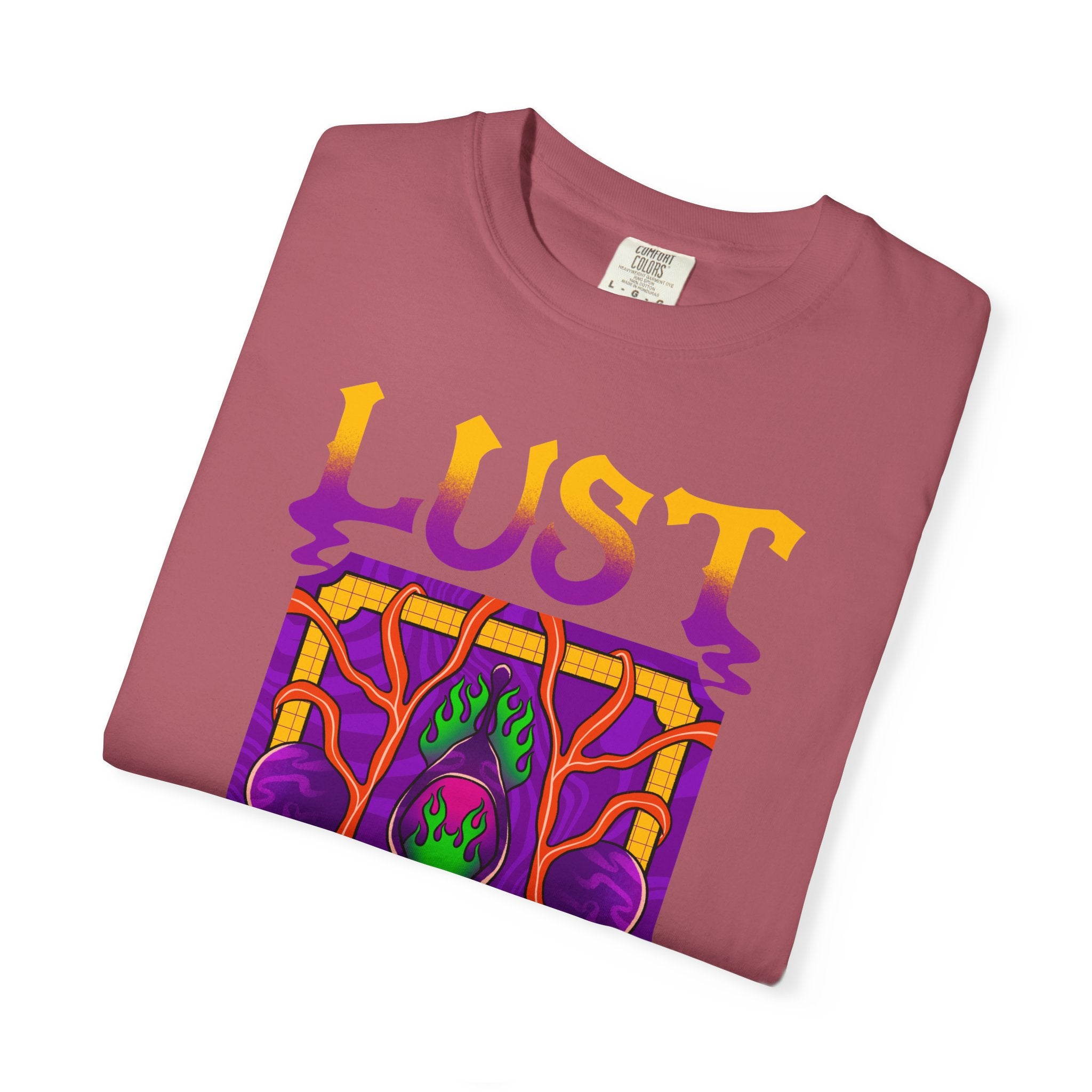 Psychedelic Art Shirt - Trippy Flame Tee - Vibrant Festival Gift - Sinful Threads