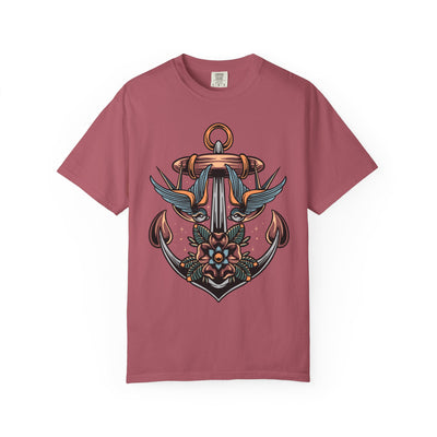 Nautical Anchor Shirt - Tattoo Style Tee, Maritime Gift - Sinful Threads