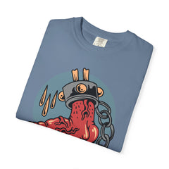 Monster Horror Tee - Creepy Halloween Shirt - Chains Graphic