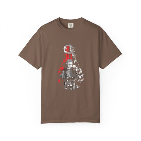Sci Fi Tee - TV Show Gift Upside Down Lightbulb Design