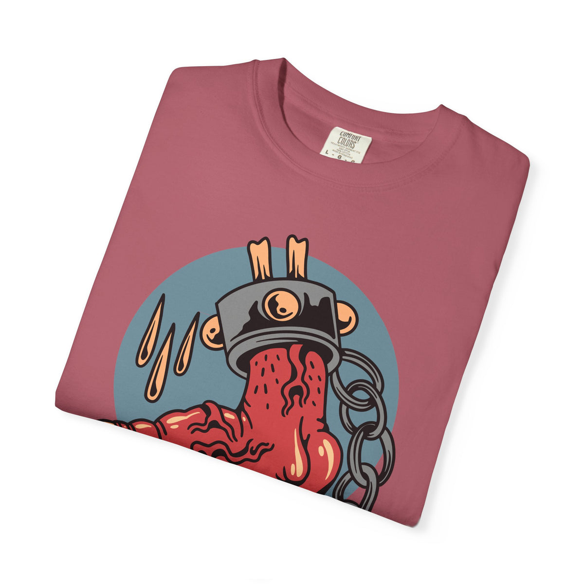 Monster Horror Tee - Creepy Halloween Shirt - Chains Graphic