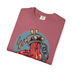 Monster Horror Tee - Creepy Halloween Shirt - Chains Graphic