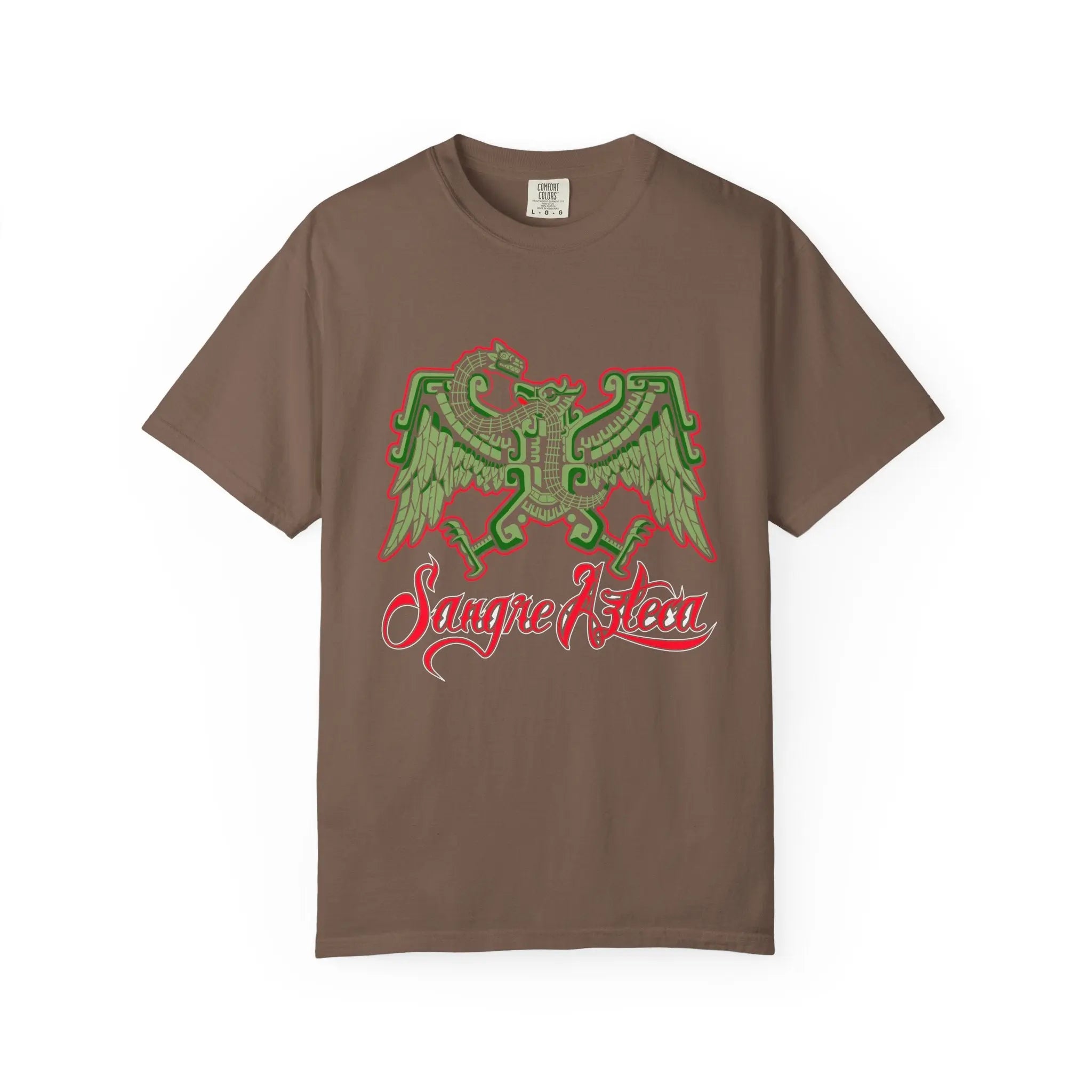 Sangre Azteca Tee - Mexican Pride Aztec Eagle Heritage - Sinful Threads