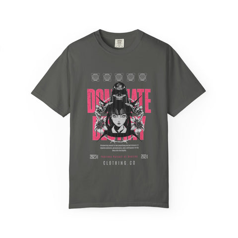 Gothic Skull Tee - Fearless Dark Anime Aesthetic Girl