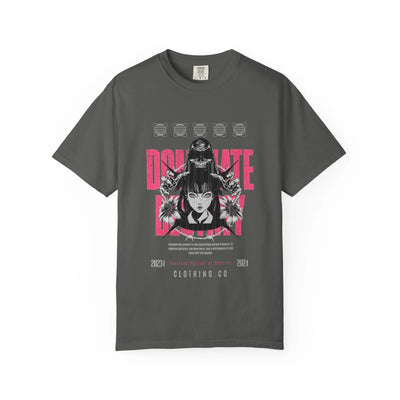 Gothic Skull Tee - Fearless Dark Anime Aesthetic Girl - Sinful Threads