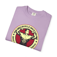 Building Muscle Since Day One Fitness Artwork T-Shirt