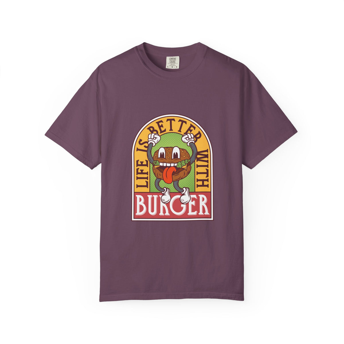 Cute Burger Shirt - Life Is Better Tee - Funny Foodie Gift