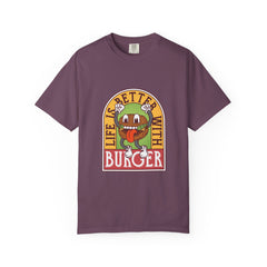 Cute Burger Shirt - Life Is Better Tee - Funny Foodie Gift