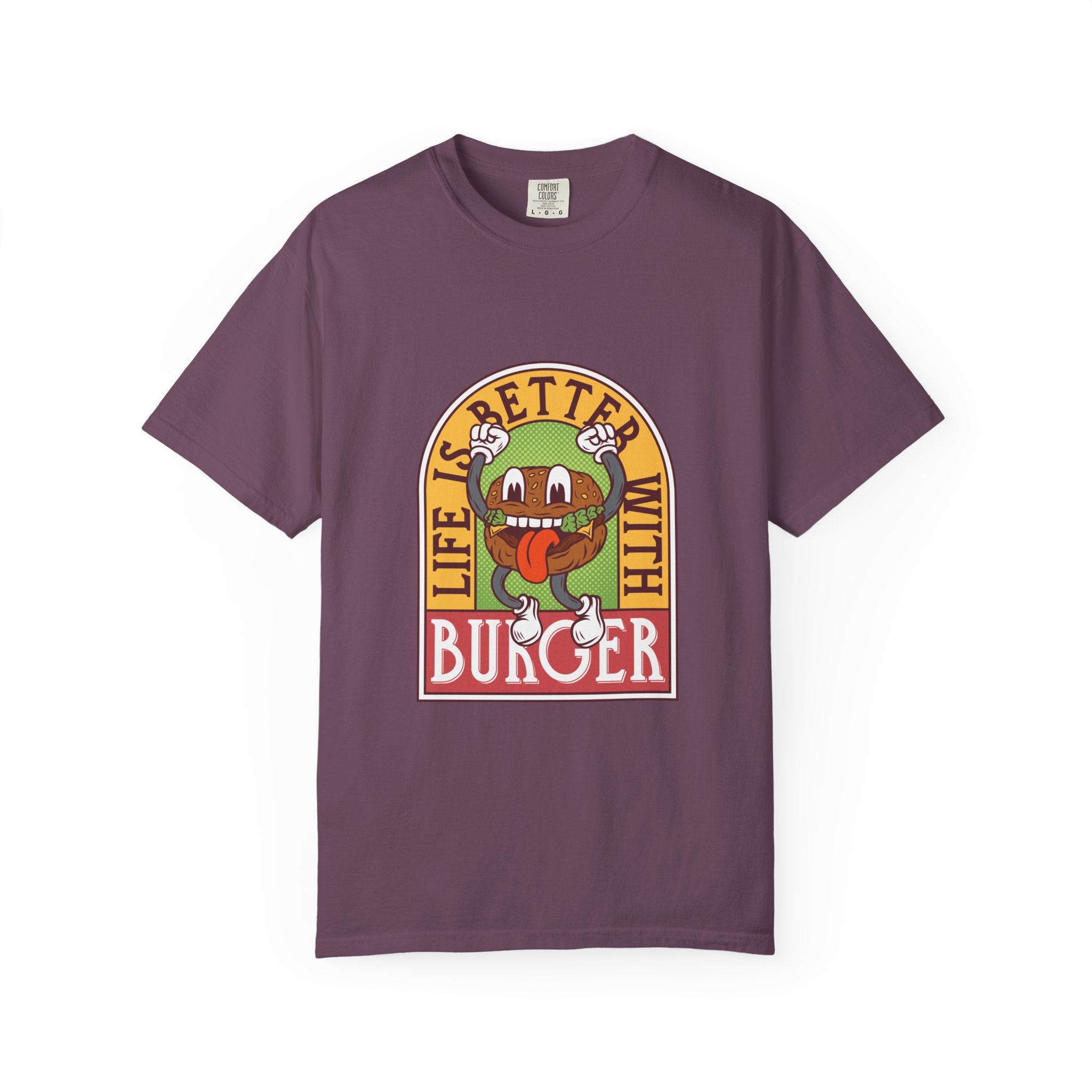 Cute Burger Shirt - Life Is Better Tee - Funny Foodie Gift - Sinful Threads