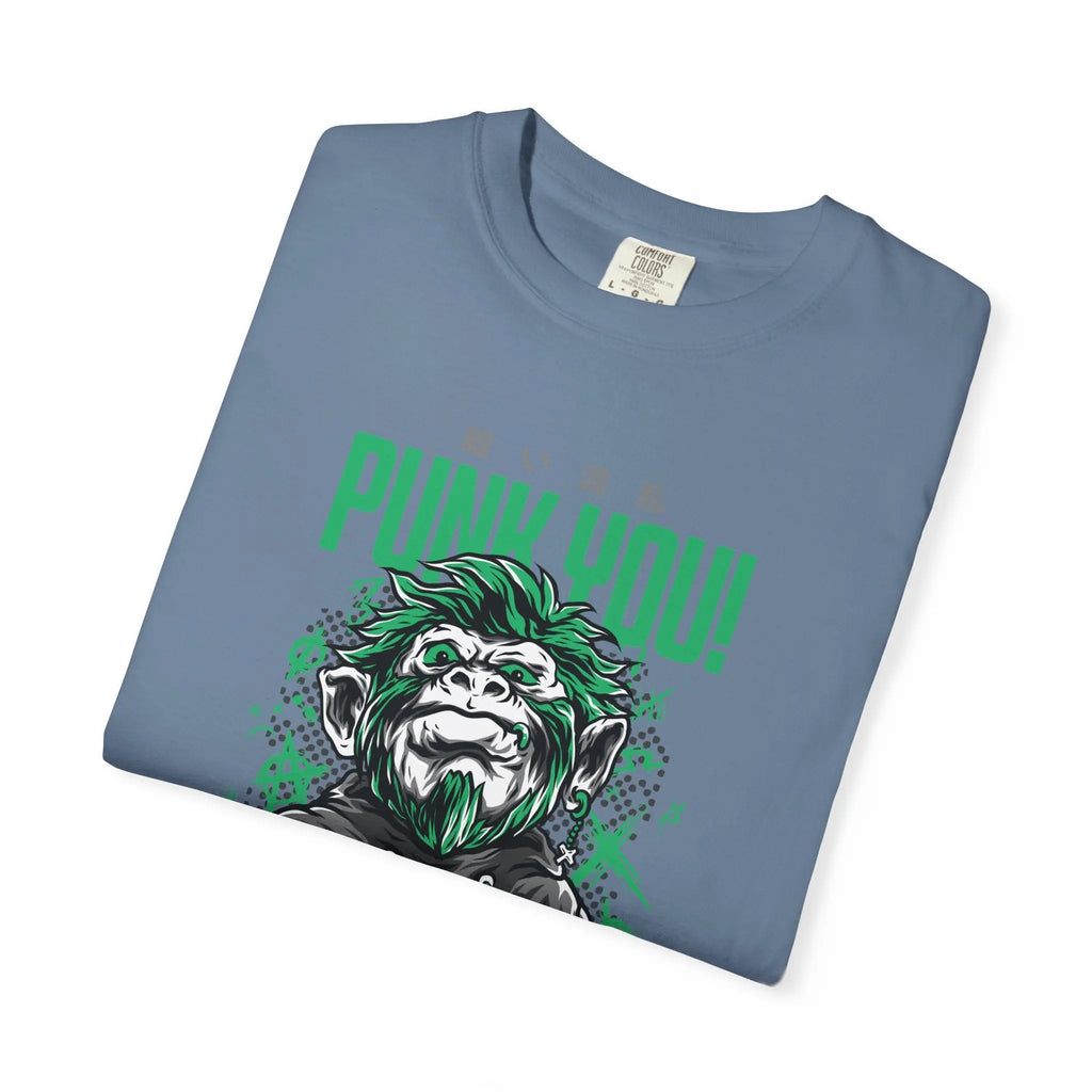 Distinctive Punk You Monkey Graphic Short Sleeve T-Shirt - Sinful Threads