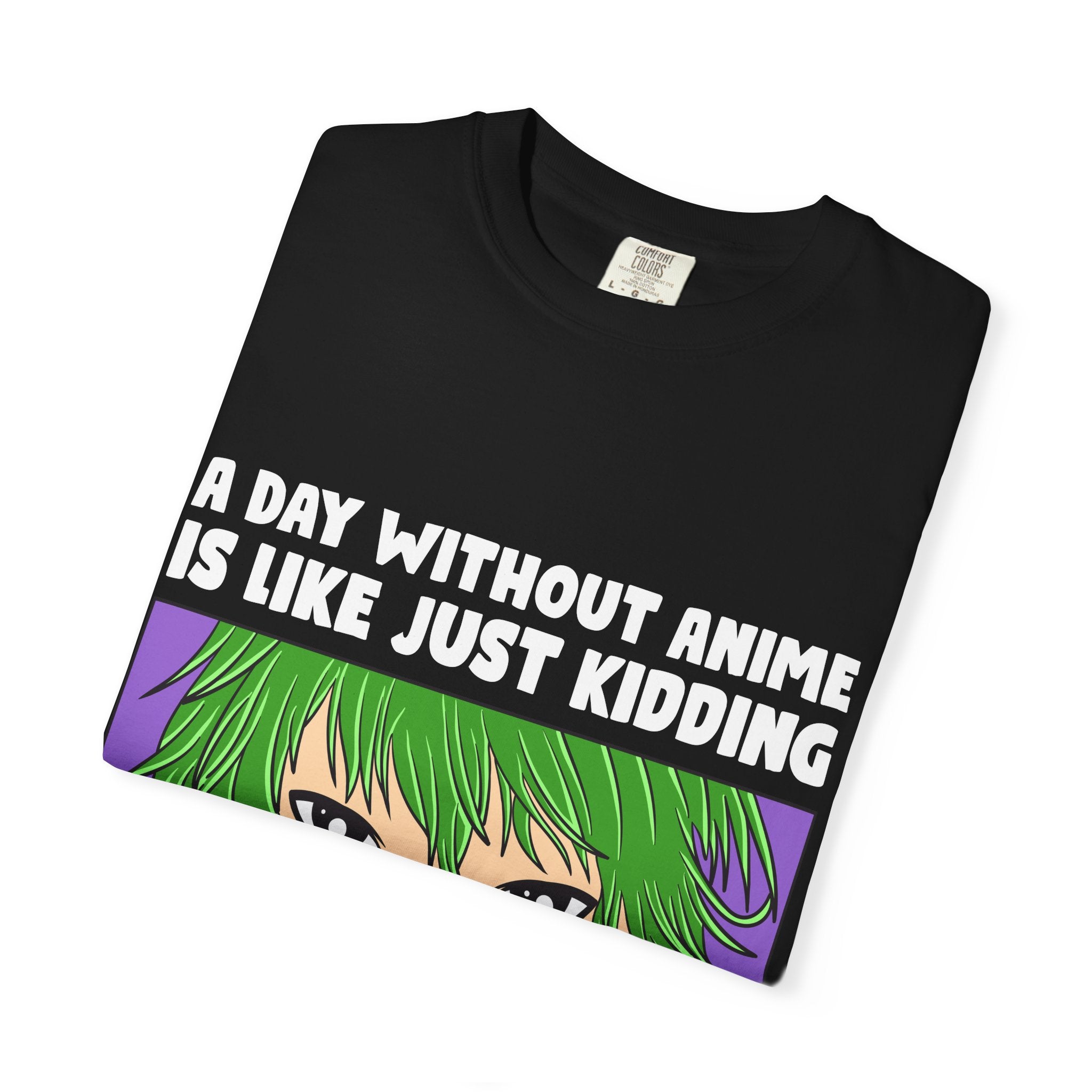 Anime Style Shirt – A Day Without Anime Tee Manga Graphic Top - Sinful Threads