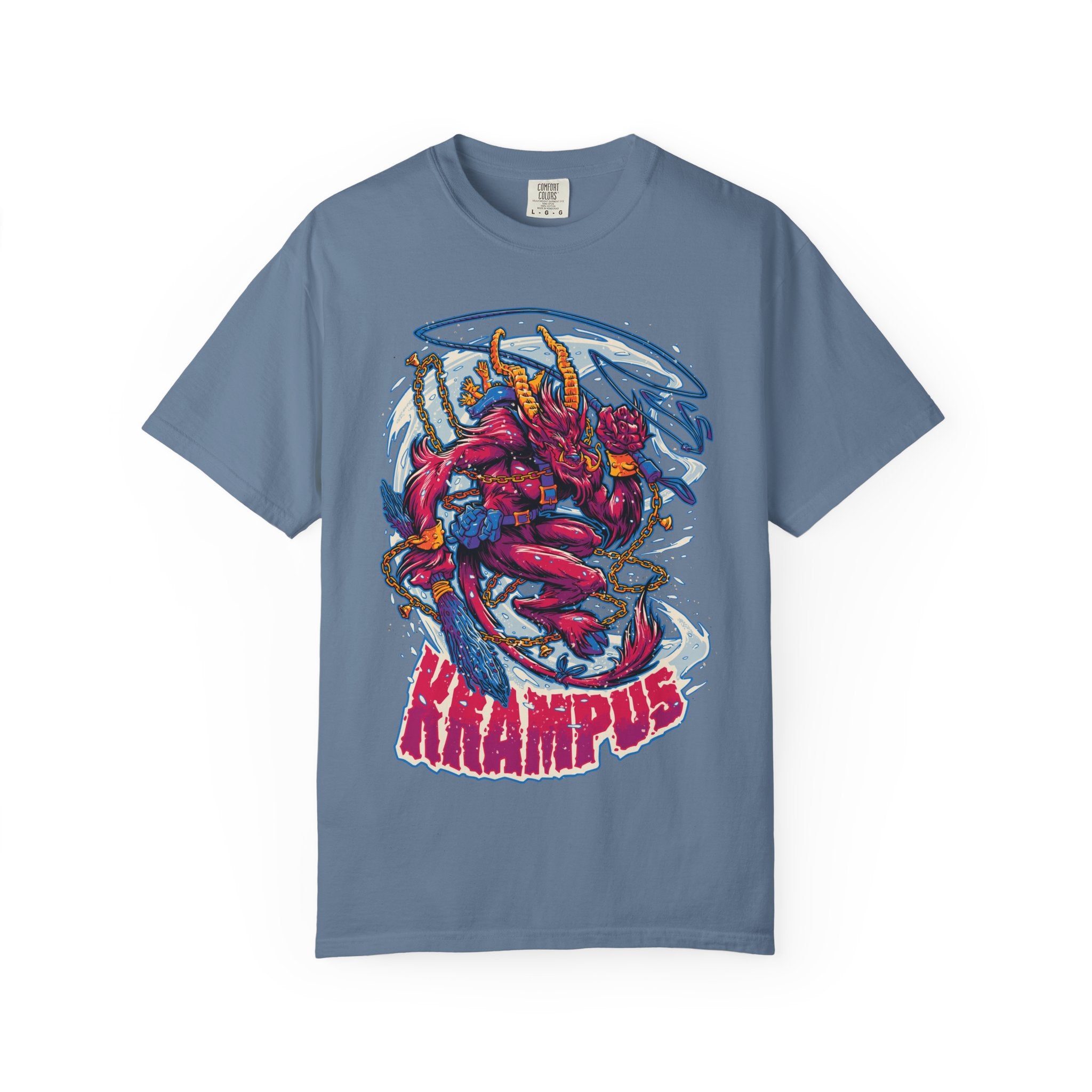 Krampus Christmas Tee - Naughty List Devil Folklore Design - Sinful Threads