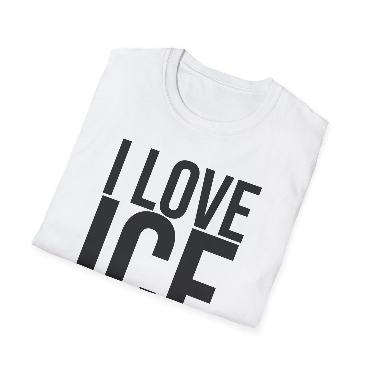 Political Satire Shirt - I Love ICE Cream Funny Tee