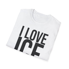 Political Satire Shirt - I Love ICE Cream Funny Tee