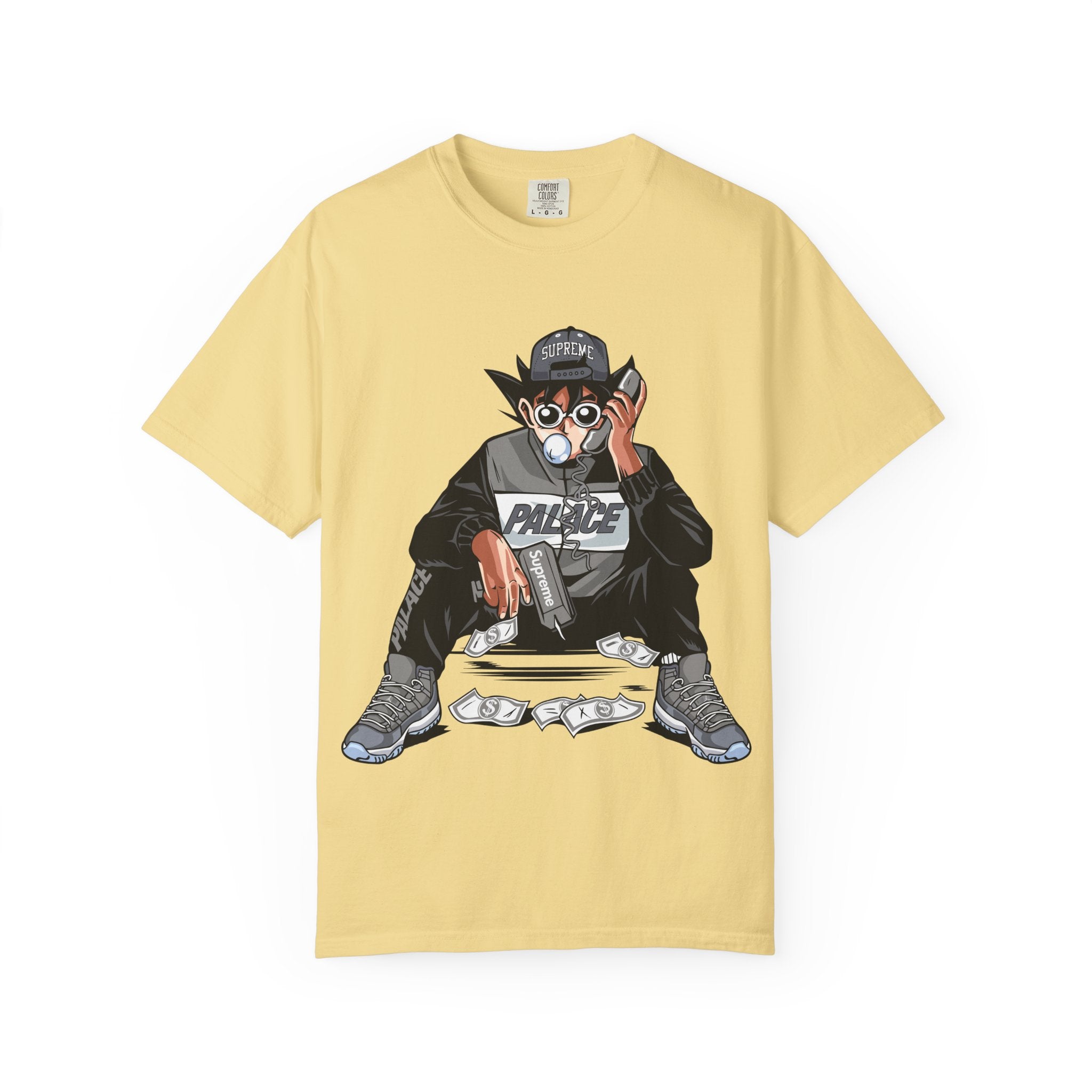Goku Drip DBZ Graphic Tee - Supreme Style Anime Streetwear - Sinful Threads