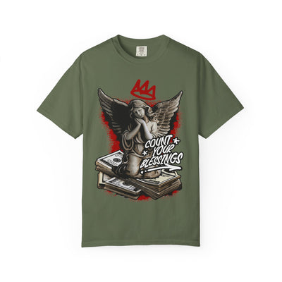 Count Your Blessings Angel Tee – Crown Inspired Shirt - Sinful Threads