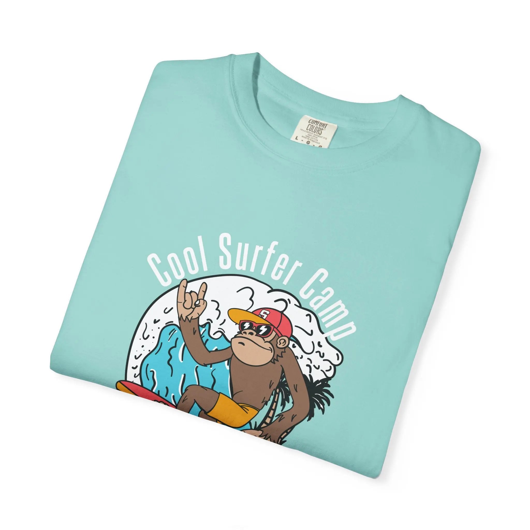 Malibu California Cool Surfing Monkey Graphic Casual Wear T-Shirt - Sinful Threads