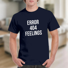 Error 404 Feelings Printed Graphic T-shirt product