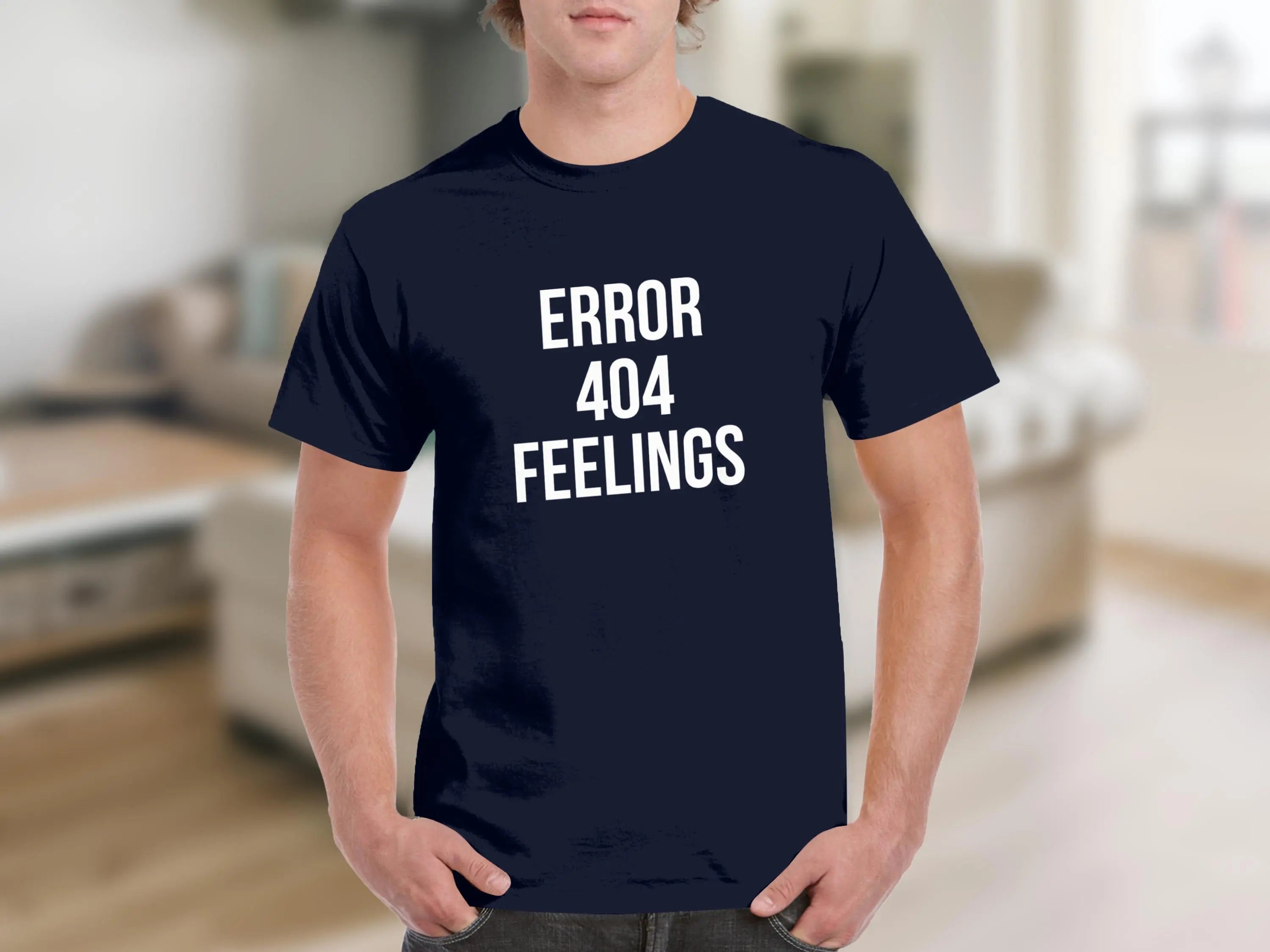 Error 404 Feelings Printed Graphic T-shirt product