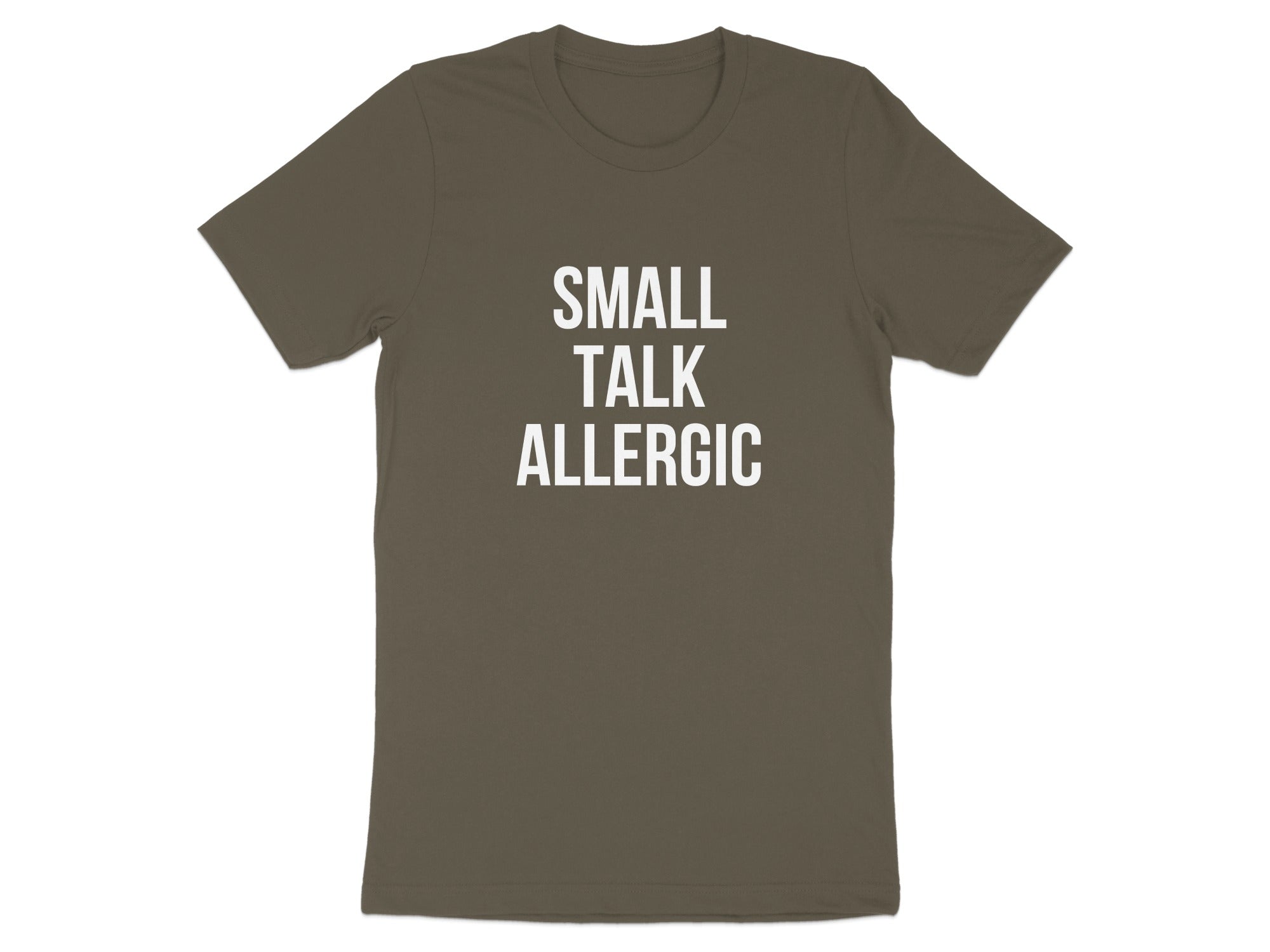 Small Talk Allergic Graphic Tee product type