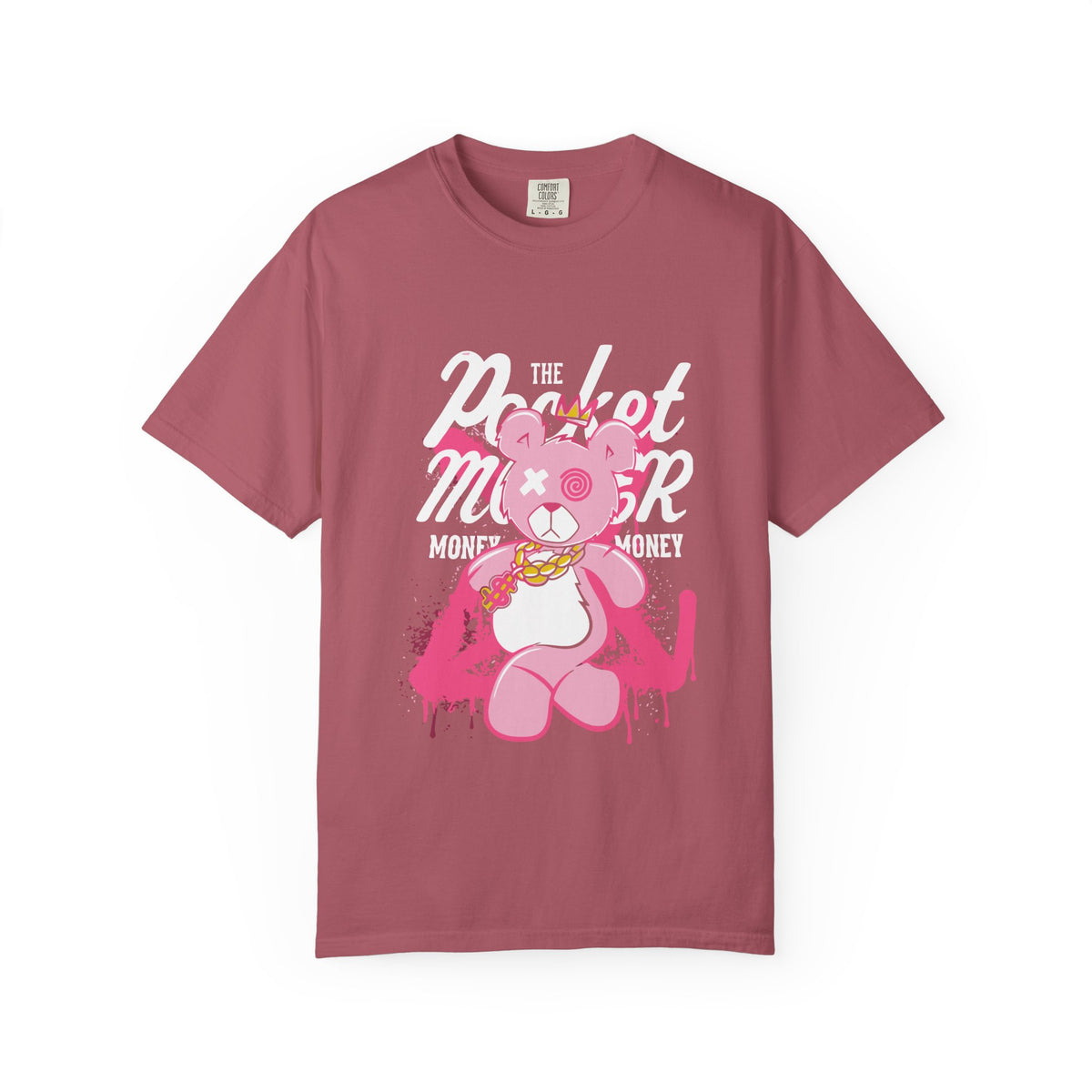 Pink Bear Tee - Urban Streetwear Graphic Design
