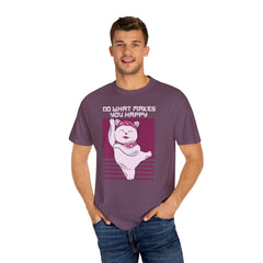 Lucky Cat Shirt - Maneki Neko Tee - Happy Quote Gift